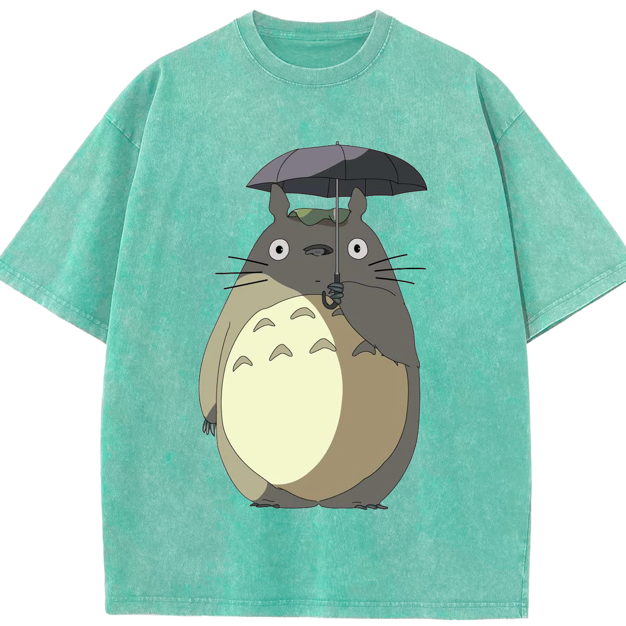 （画像用） となりのトトロ 草壁メイ 草壁サツキ My Neighbor Totoro Satsuki Kusakabe Mei Kusakabe 綿100% ヴィンテージ風 半袖Tシャツ（フロントプリント）